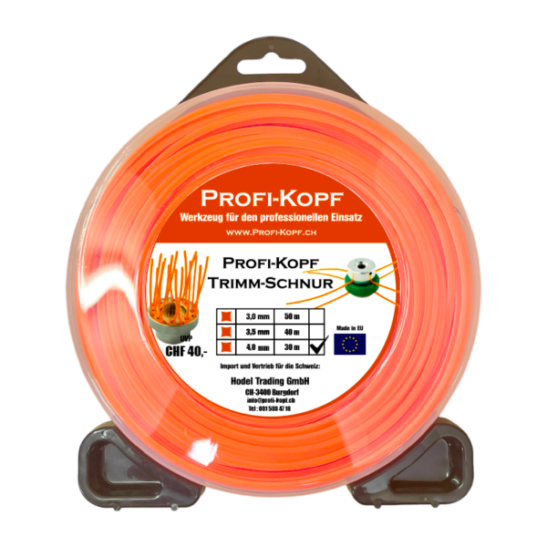 Profi Kopf Trimmschnur 4mm